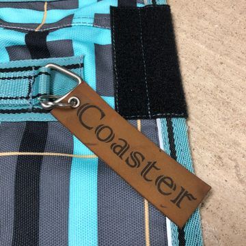 Custom Name Leather Horse Blanket Tag