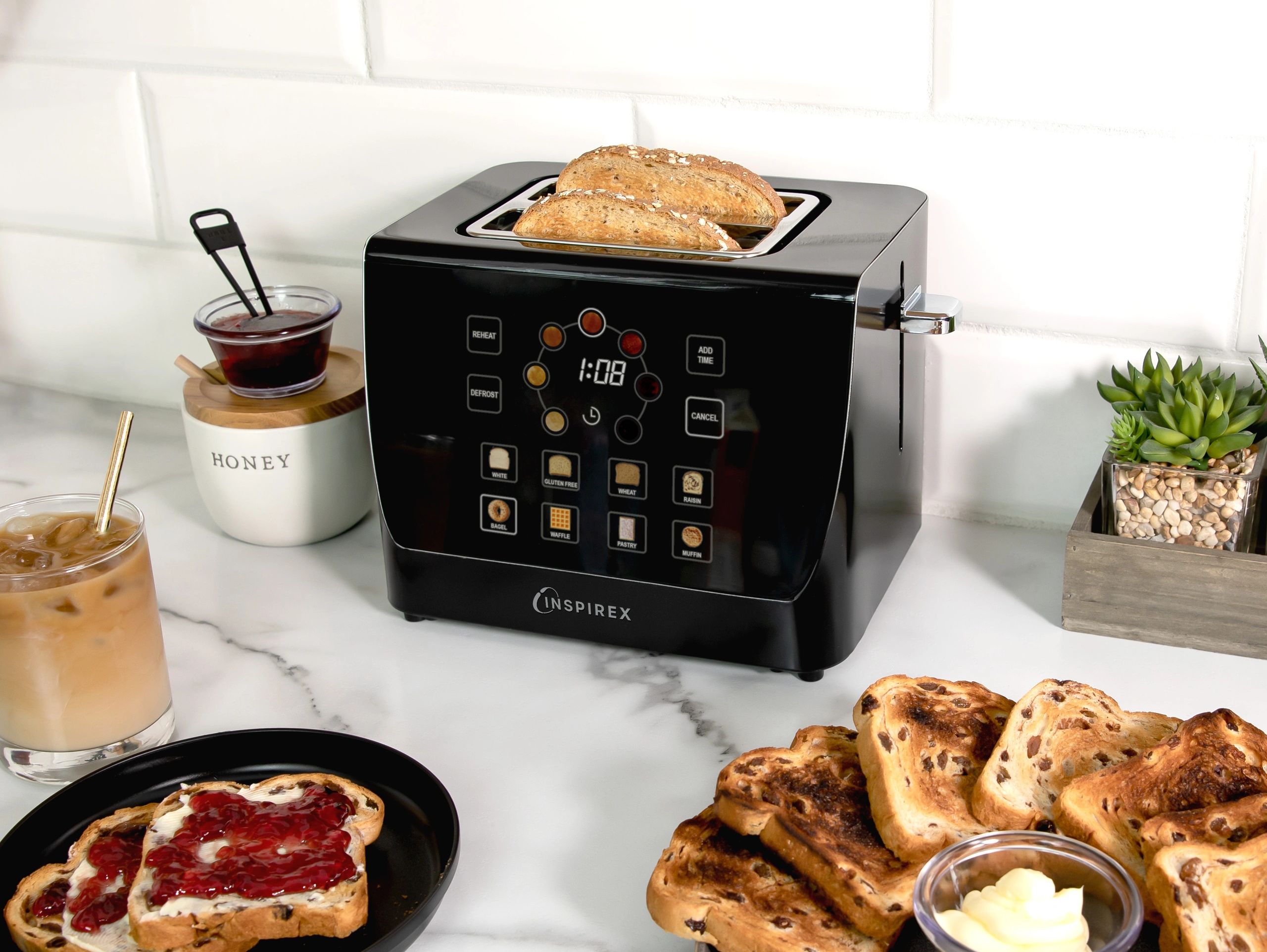 Inspirex Interactive Touchscreen Automatic Toaster & Reviews