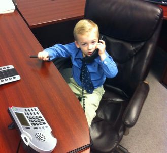 Our future insurance broker!