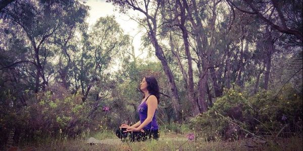 Meditation in bushland