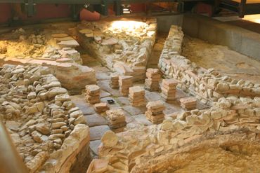 The Hypocaust at Fishbourne Roman Palace