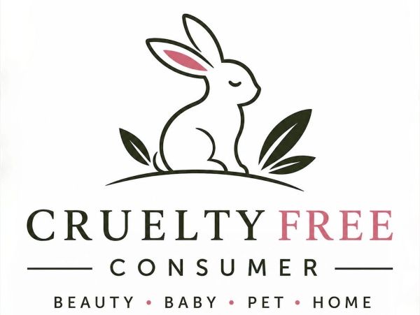 Cruelty-free consumer logo with bunny illustration.