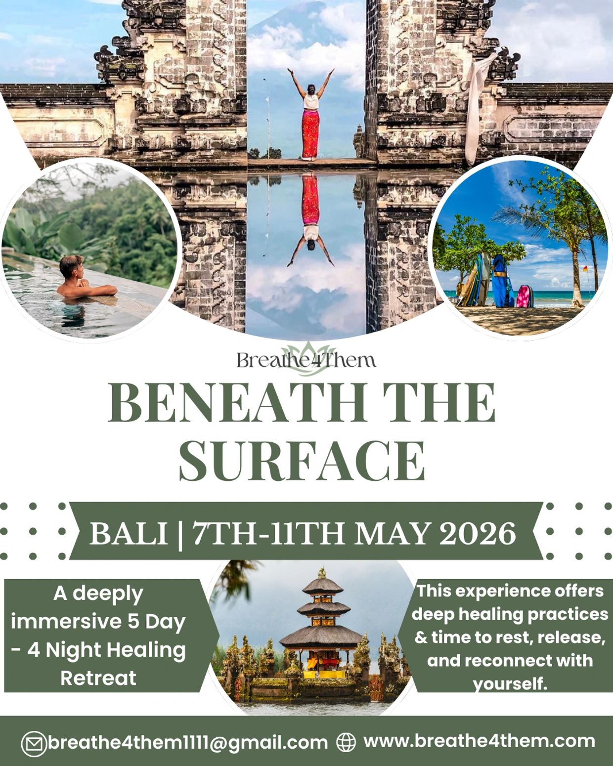 Beneath the Surface | Bali 2026 is a deeply immersive healing retreat for those ready to slow down, 