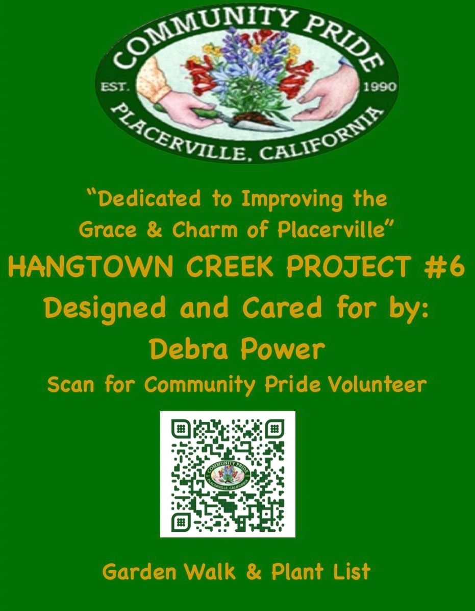 Hangtown Creek Project at Welcome Sign Gateway to Sierra Mountain Meadow