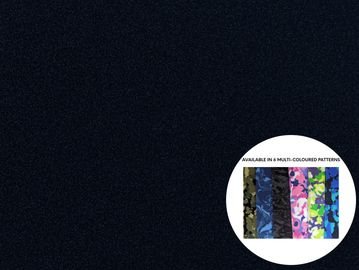 black, colourful, custom orthotic materials