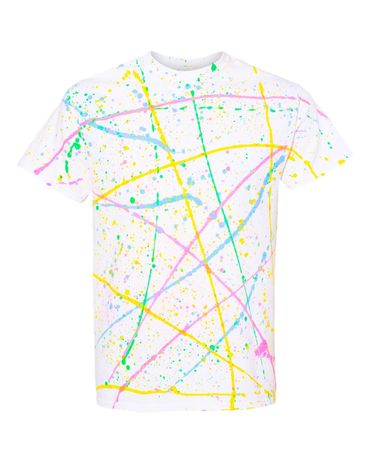 White/Rainbow (Small-3XL)