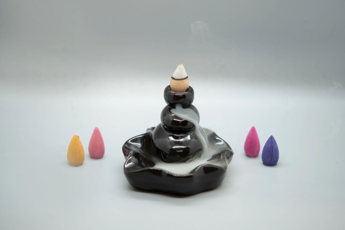Zenful Incense Smoke Waterfall Effect Burner