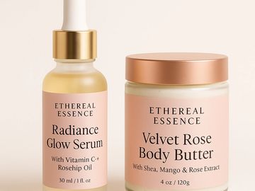 Body butter and glow serum 