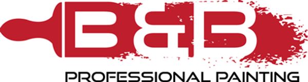 Logo for B&amp;B Professional Painting with paintbrush design.
