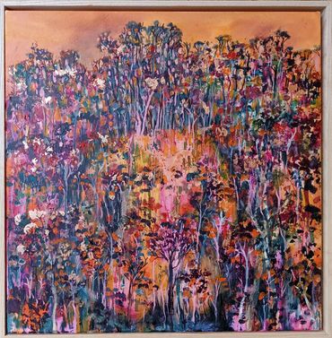 Forest Bather -Spring
2022
60x60cm
acrylic on canvas