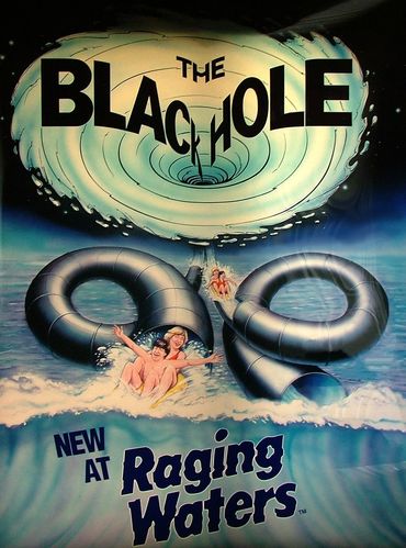 Raging Waters Black Hole advertisment