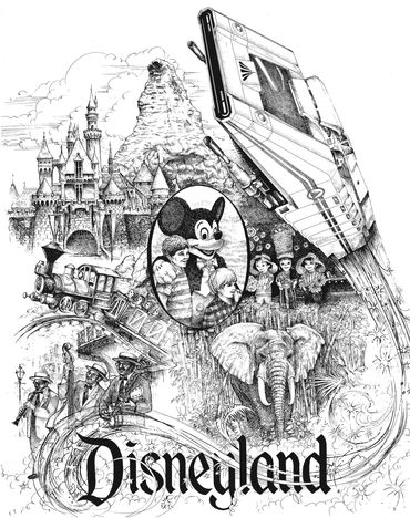 Disneyland drawing