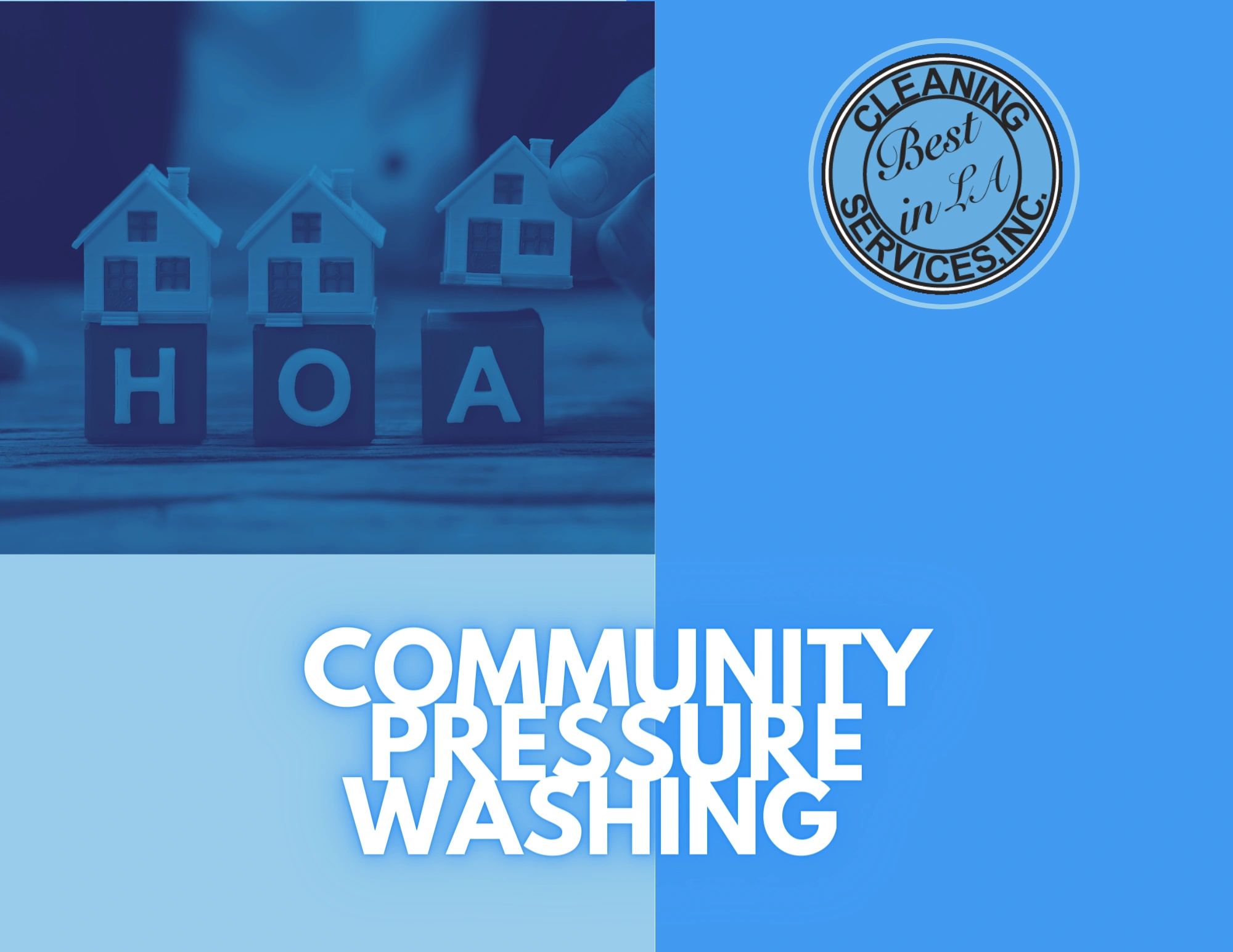Community service pressure washing .