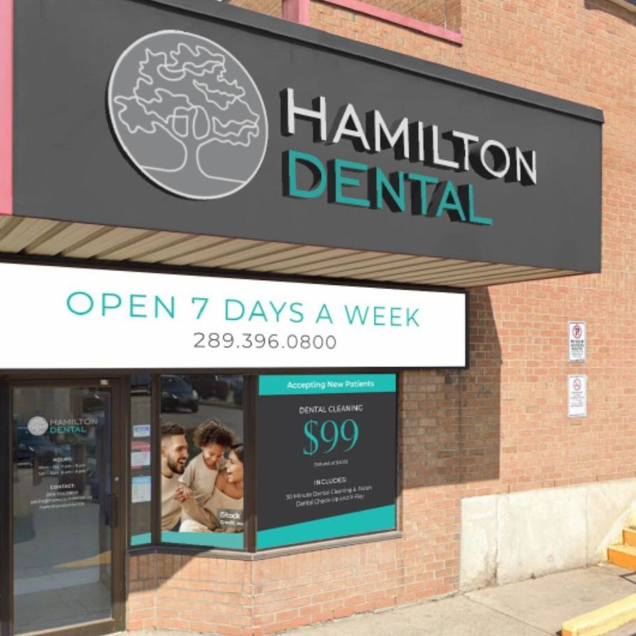 Hamilton Dental Signage mockups