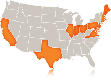 Ambit Energy Service Area Map