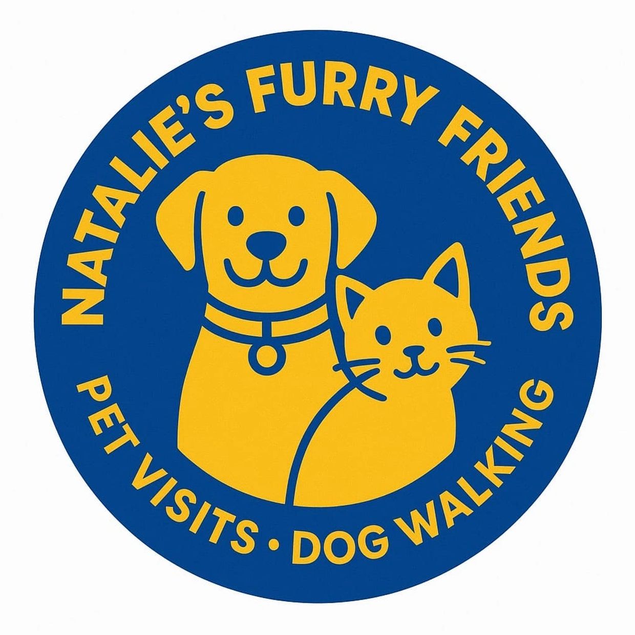 Natlaie's furry friends logo
