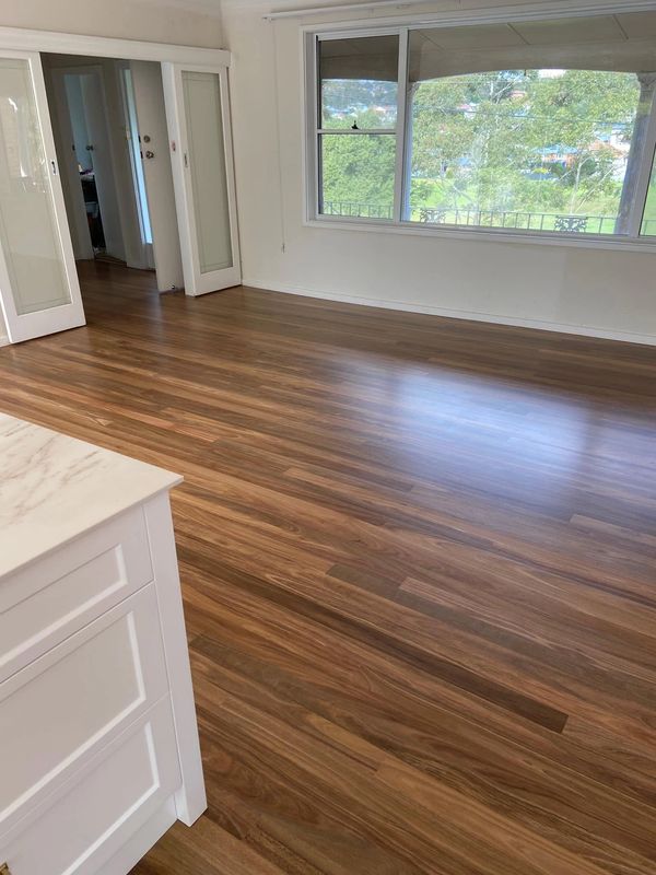 Hardwood flooring in renovation and extension Kotara