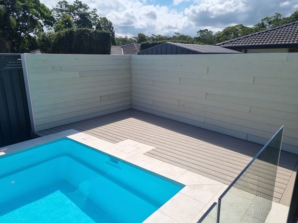 Pool deck at Whitebridge