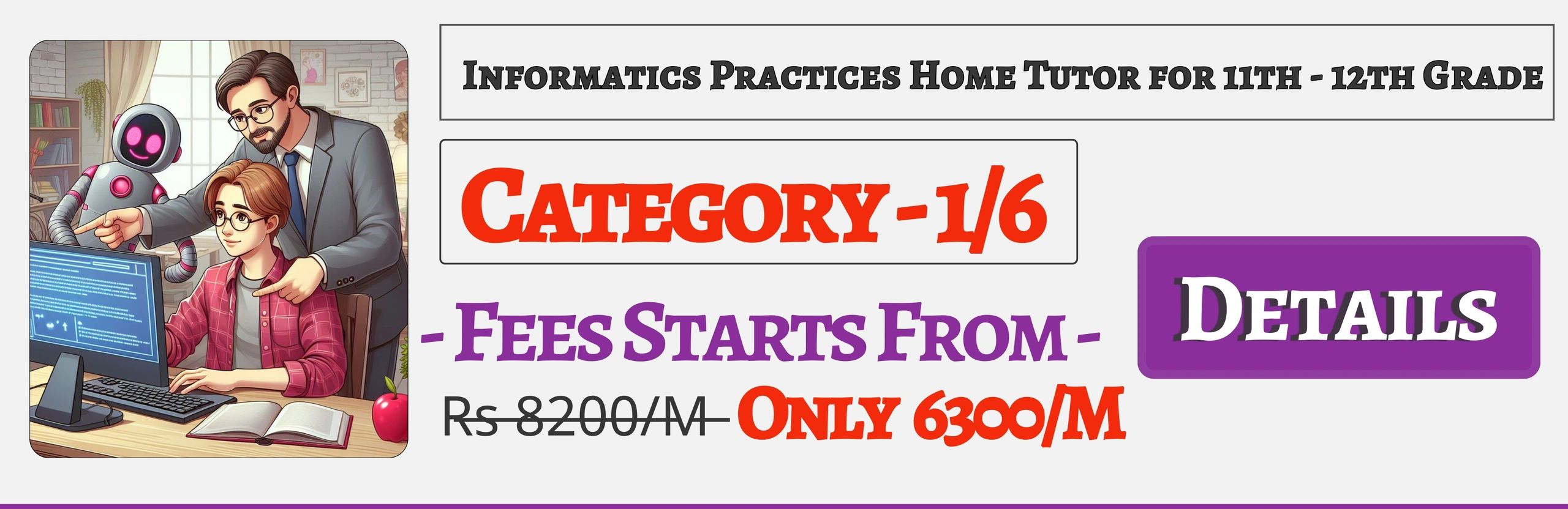 Book Best Nearby Informatics Practices Home Tuition Tutors For 11th & 12th Jaipur ,Fees Only 6300/M