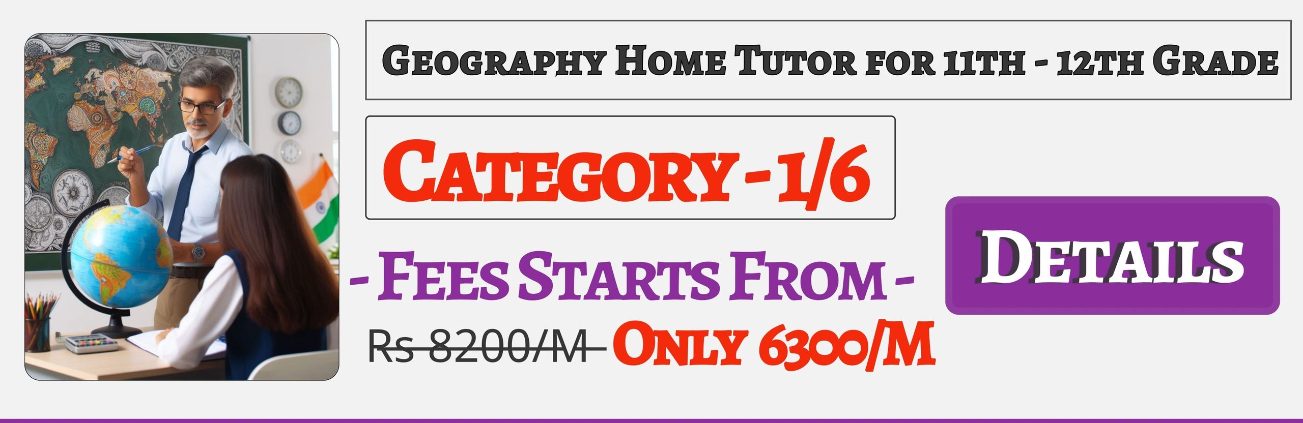 Book Best Nearby Geography Home Tuition Tutors For 11th & 12th In Jaipur , Fees Only 6300/M