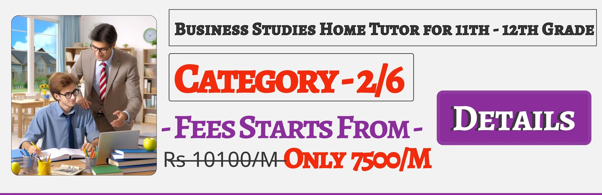 Book Best Nearby Business Studies Home Tuition Tutors For 11th & 12th Jaipur ,Fees Only 7500/M