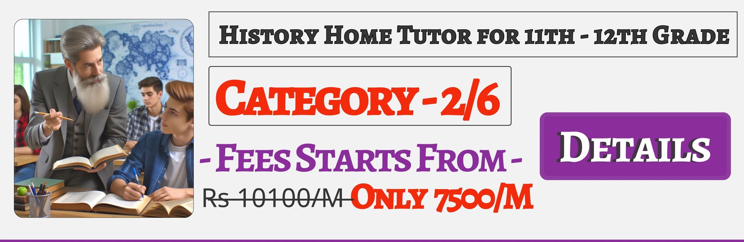 Book Best Nearby History Home Tuition Tutors For 11th & 12th In Jaipur , Fees Only 7500/M