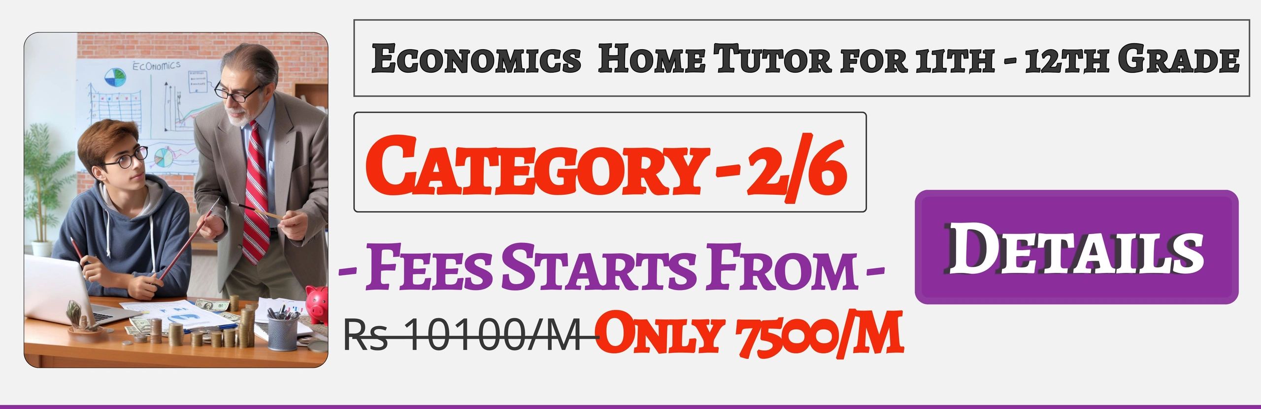 Book Best Nearby Economics Home Tuition Tutors For 11th & 12th Jaipur ,Fees Only 7500/M