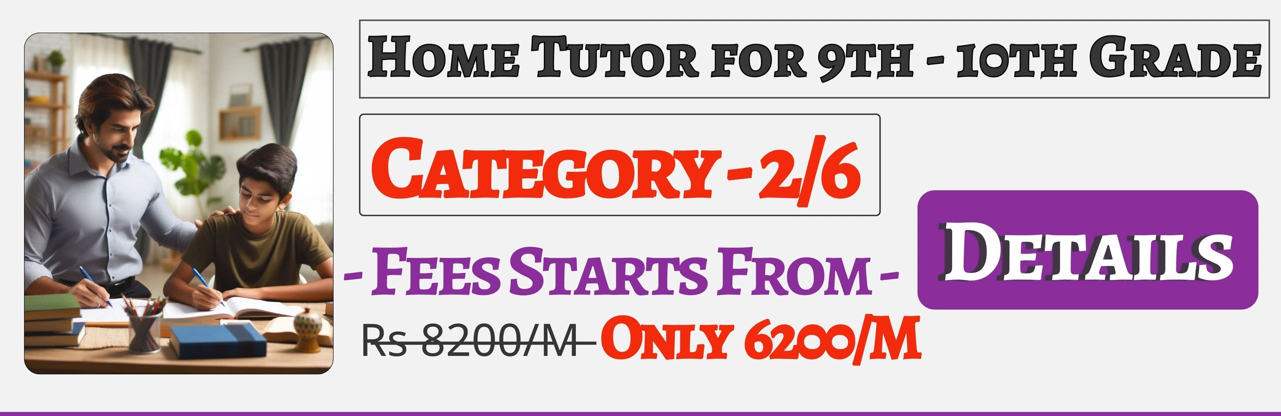 Book Best Home Tuition Tutors For 9th & 10th In Jaipur , Fees Only 6200/M