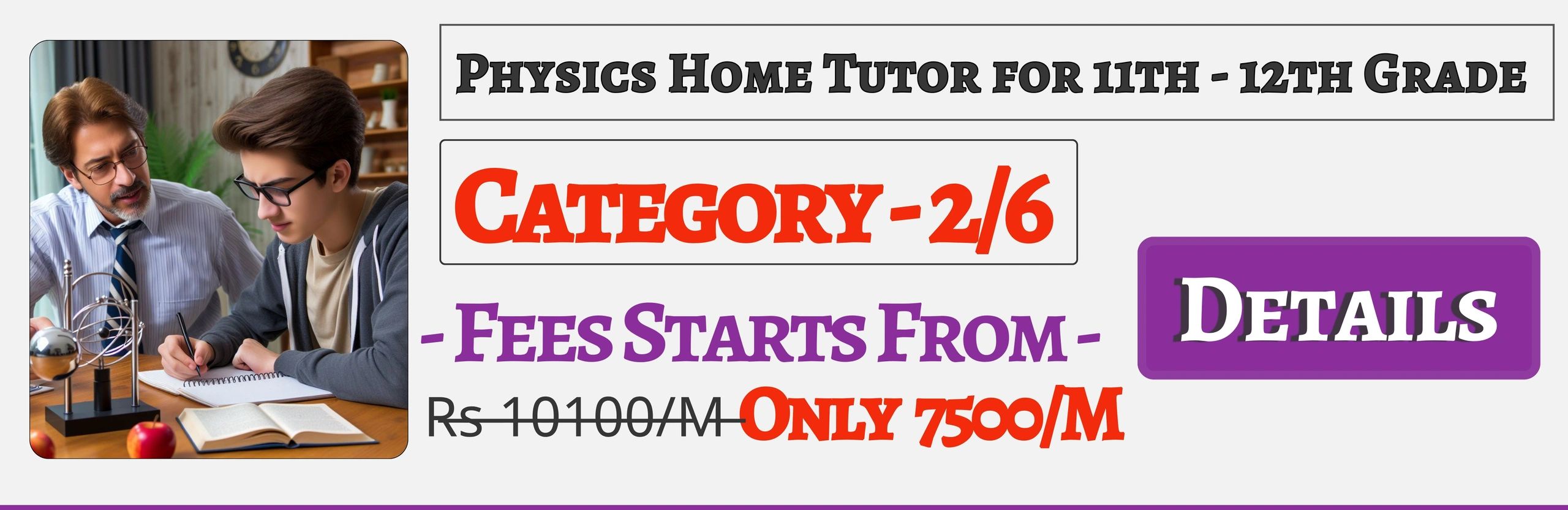 Book Best Nearby Physics Home Tuition Tutors For 11th & 12th In Jaipur , Fees Only 7500/M