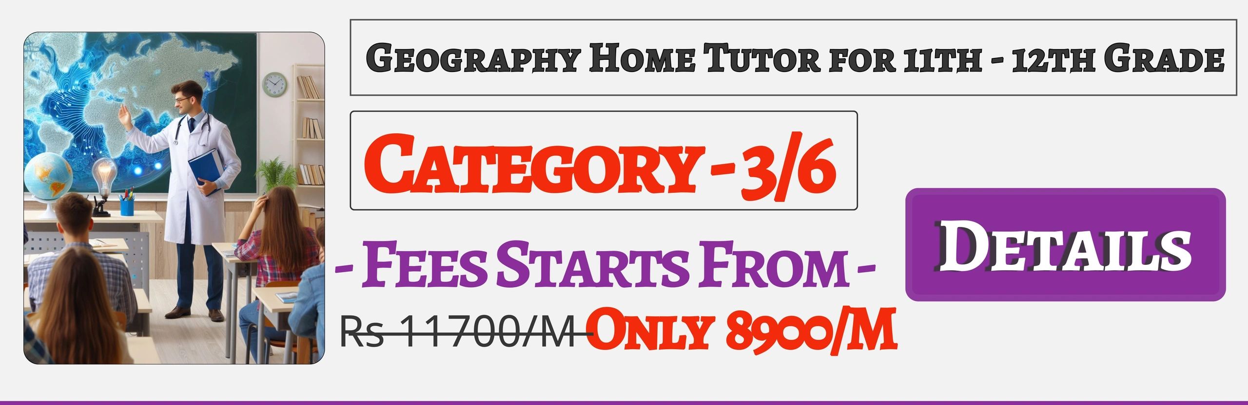 Book Best Nearby Geography Home Tuition Tutors For 11th & 12th In Jaipur , Fees Only 8900/M