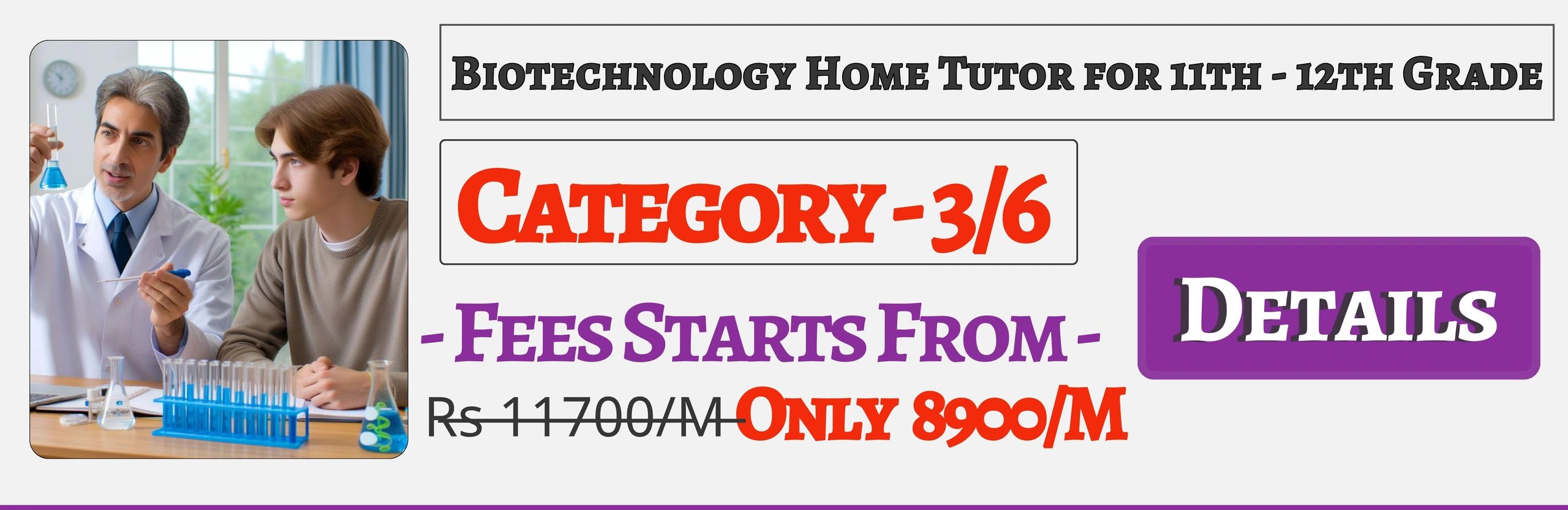 Book Best Nearby Biotechnology Home Tuition Tutors For 11th & 12th In Jaipur , Fees Only 8900/M