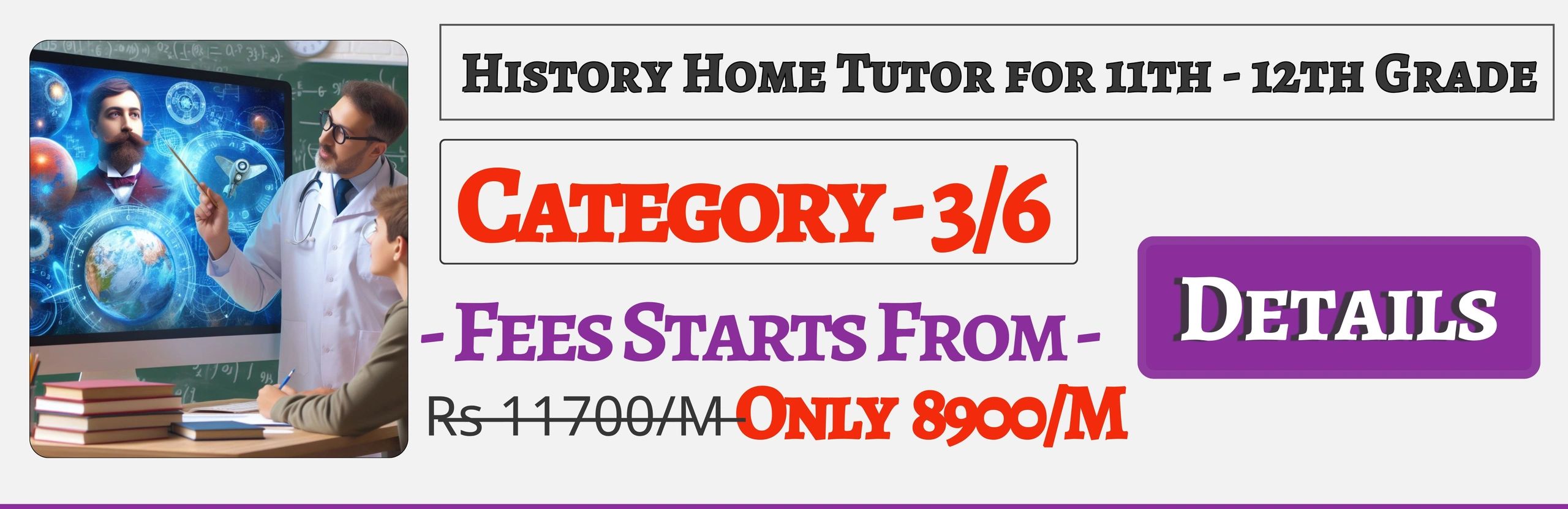 Book Best Nearby History Home Tuition Tutors For 11th & 12th In Jaipur , Fees Only 8900/M