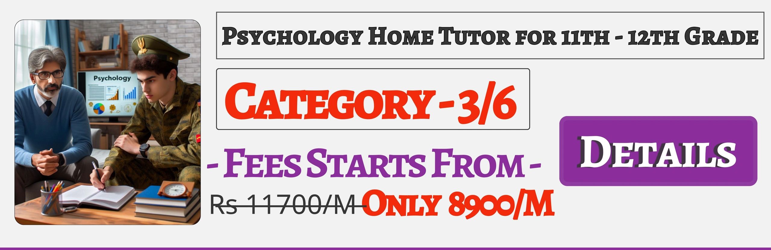 Book Best Nearby Psychology Home Tuition Tutors For 11th & 12th In Jaipur , Fees Only 8900/M