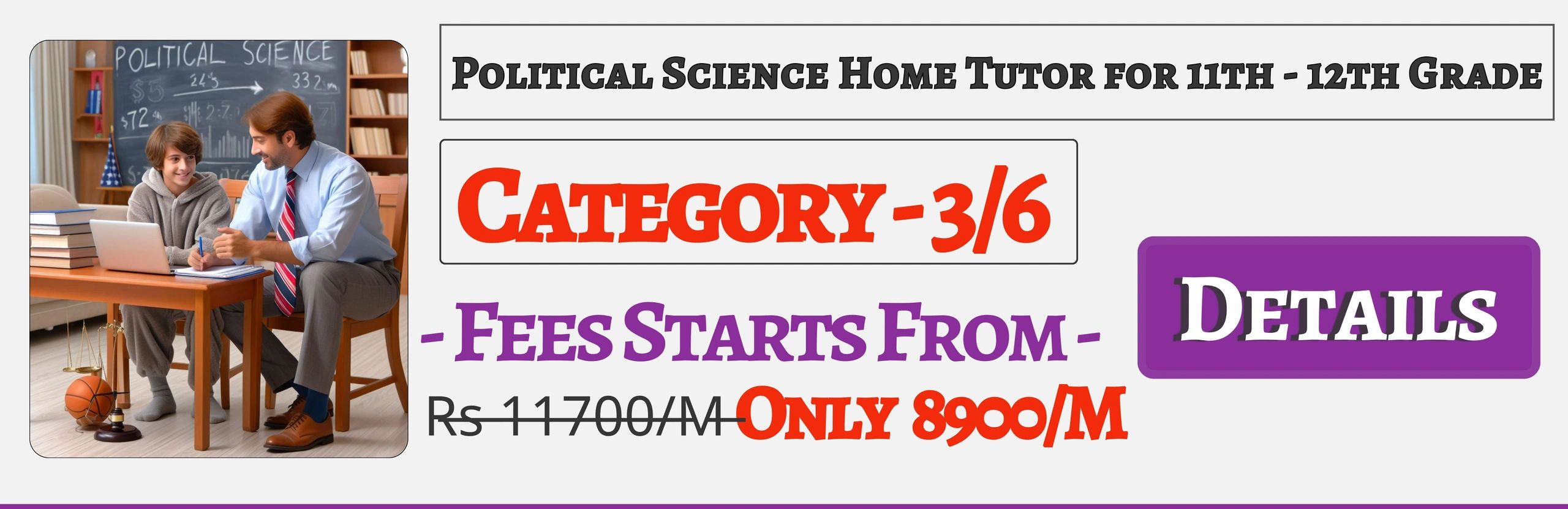Book Best Nearby Political Science Home Tuition Tutors For 11th & 12th In Jaipur , Fees Only 8900/M