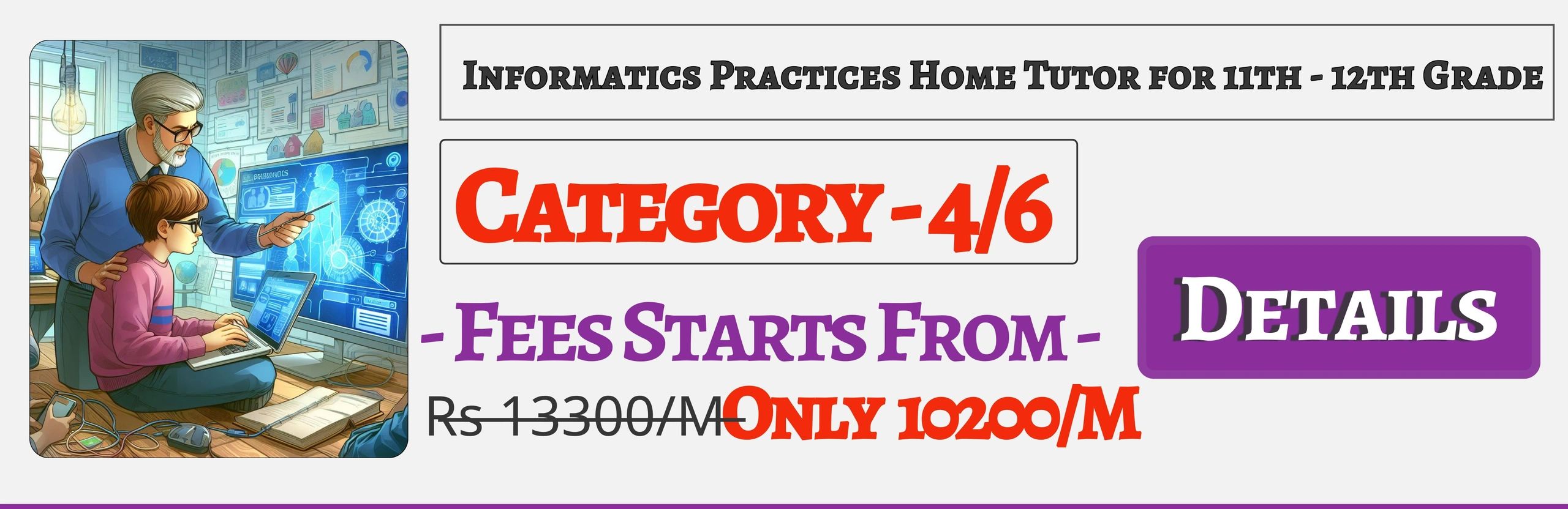 Book Best Nearby Informatics Practices Home Tuition Tutors For 11th & 12th Jaipur ,Fees Only 10200/M