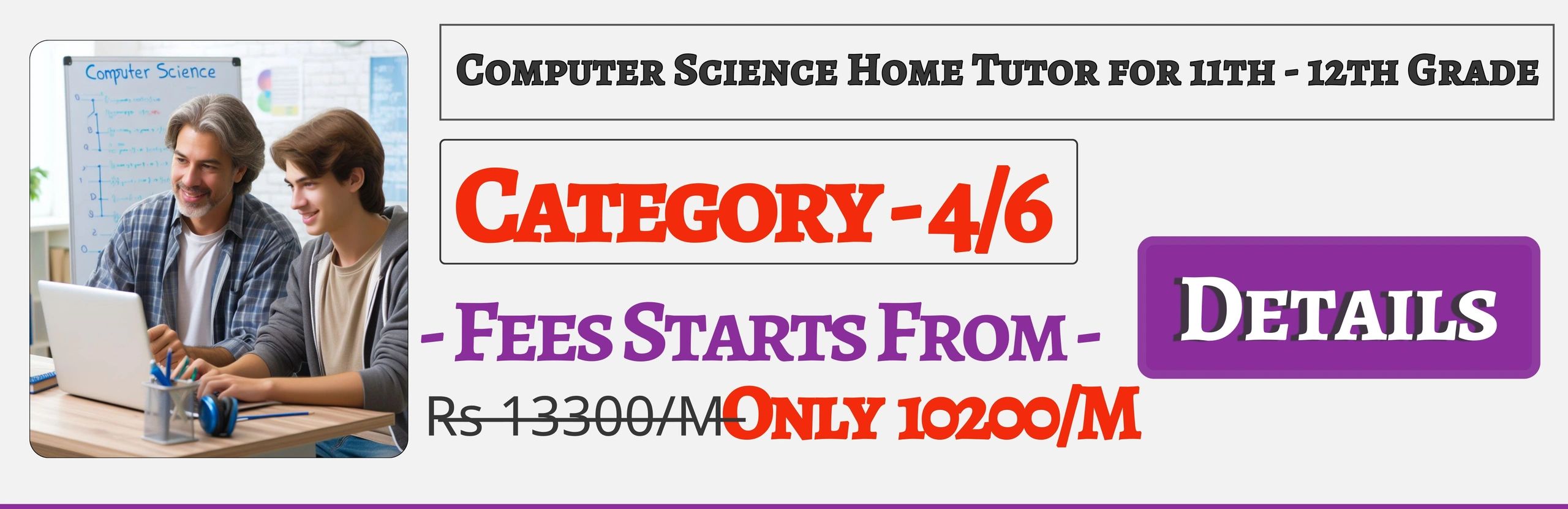 Book Best Nearby Computer Science Home Tuition Tutors For 11th & 12th In Jaipur , Fees Only 10200/M
