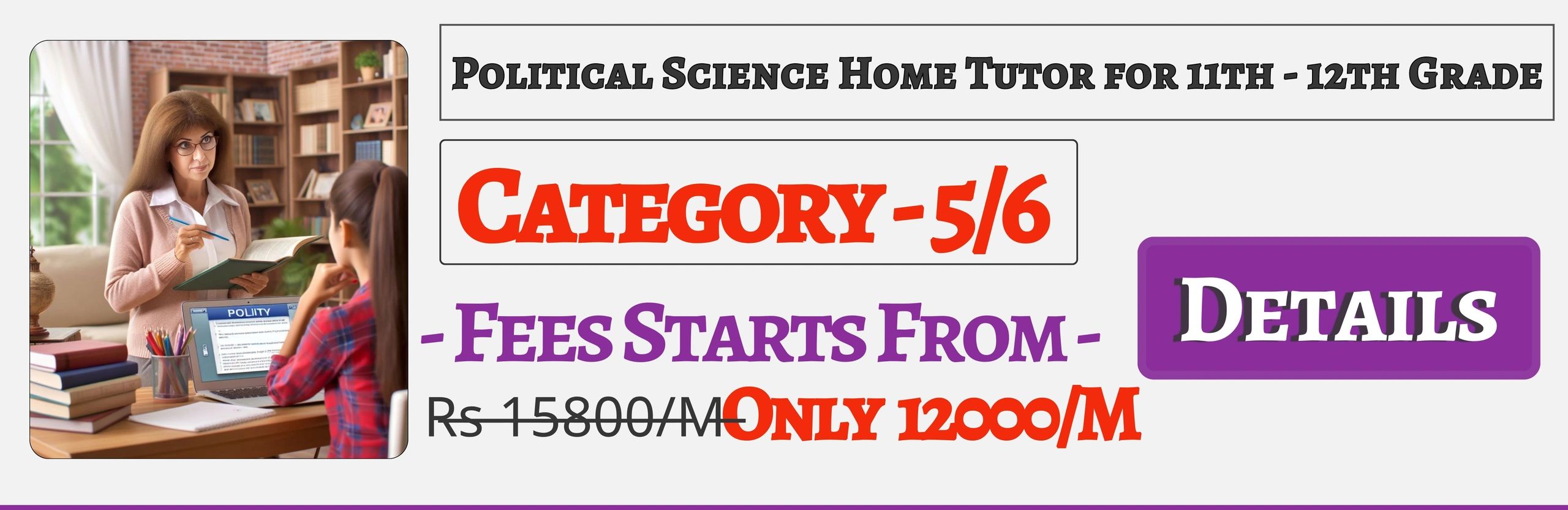 Book Best Nearby Political Science Home Tuition Tutors For 11th & 12th In Jaipur , Fees Only 12000/M
