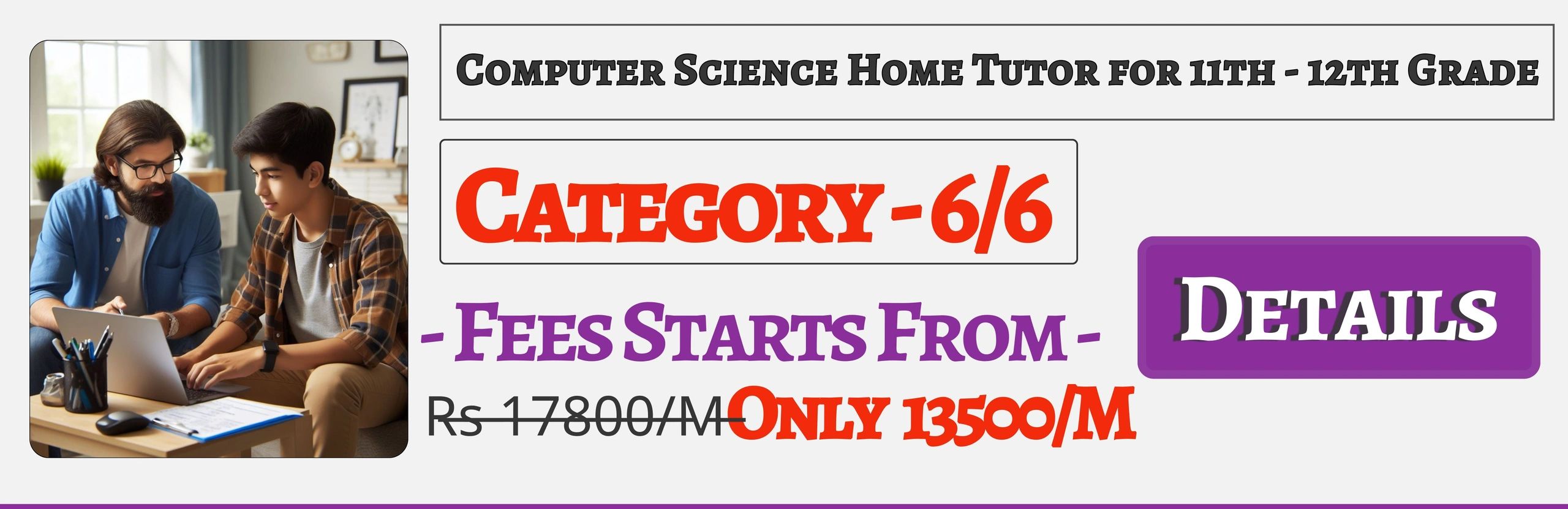 Book Best Nearby Computer Science Home Tuition Tutors For 11th & 12th In Jaipur , Fees Only 13500/M