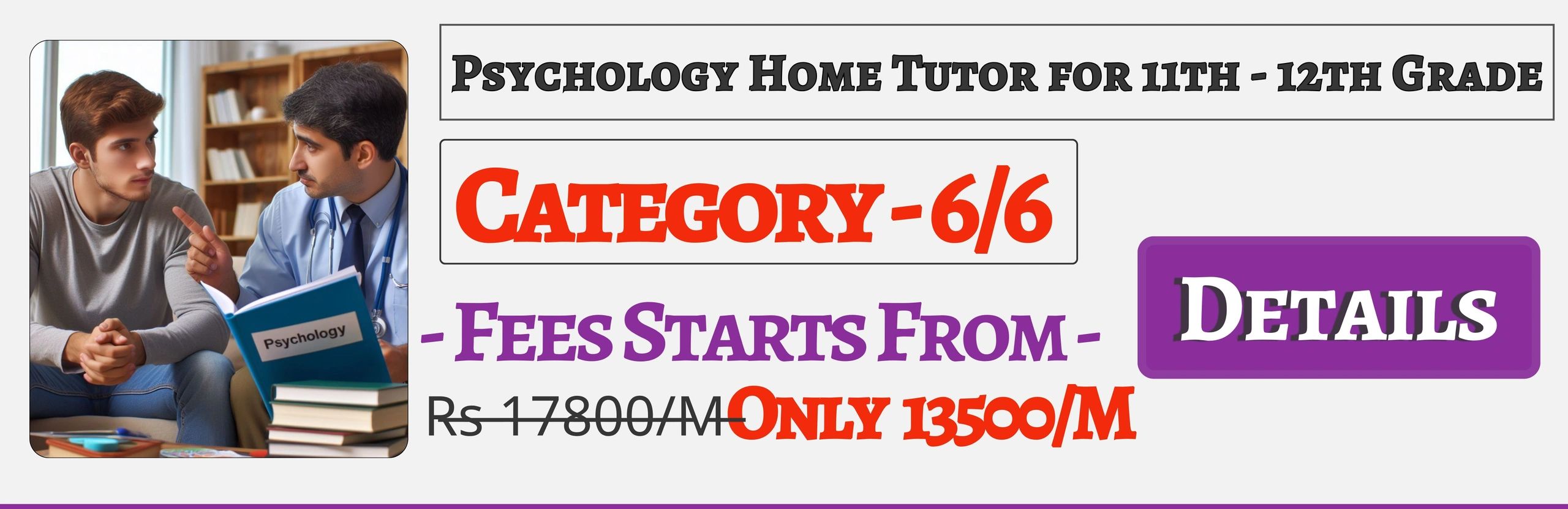 Book Best Nearby Psychology Home Tuition Tutors For 11th & 12th In Jaipur , Fees Only 13500/M