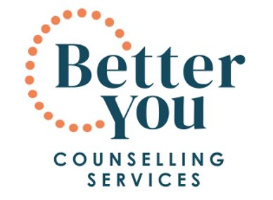 Logo for Better You Counselling Services with dotted arc design.
