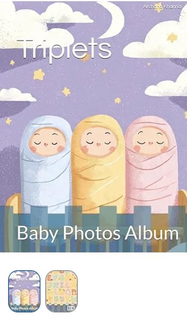
Triplets Baby Photos Album Pregnancy & baby Birth photos Store your new born Triplets memories in s