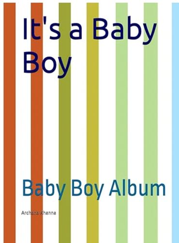 It's a baby Boy
Baby Memoirs
Baby Boy Album
Store your baby’s records / memories photographs
A beaut