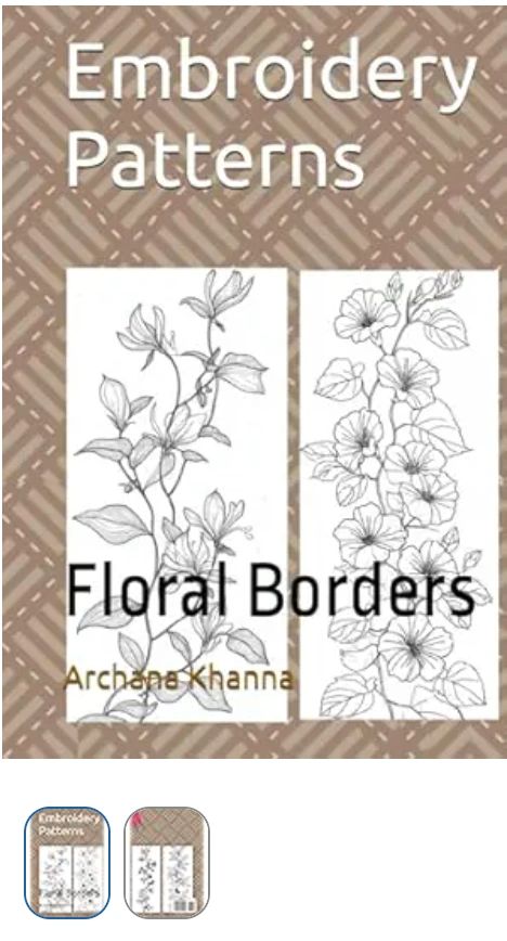 
Thread Embroidery Patterns
Beautiful Floral Borders
Trace Work
50+ Border Designs
Needle Embroidery