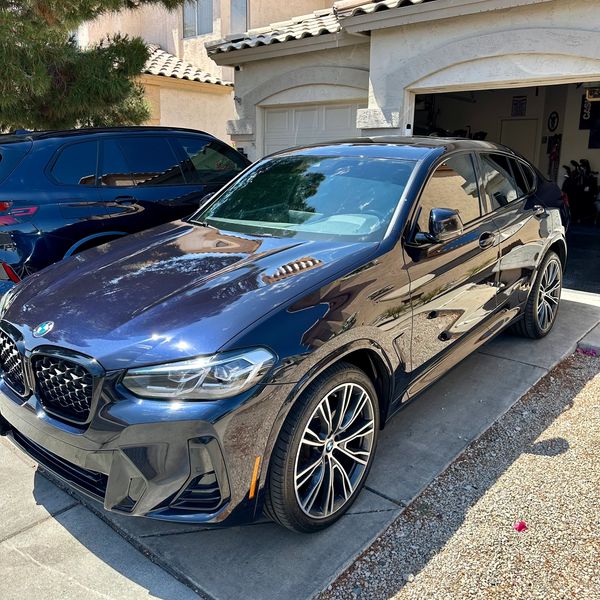 BMW X4 after a ceramic coating and full detail in Peoria, AZ