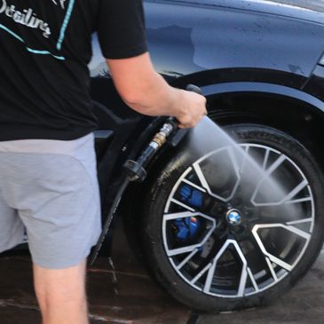 Attention 2 Detailing spotless water ensure your wheels are clean with no water stains. BMW brakes