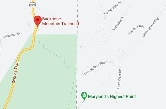 Backbone Mountain Trailhead
