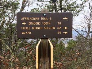 Dragon's Tooth Signpost