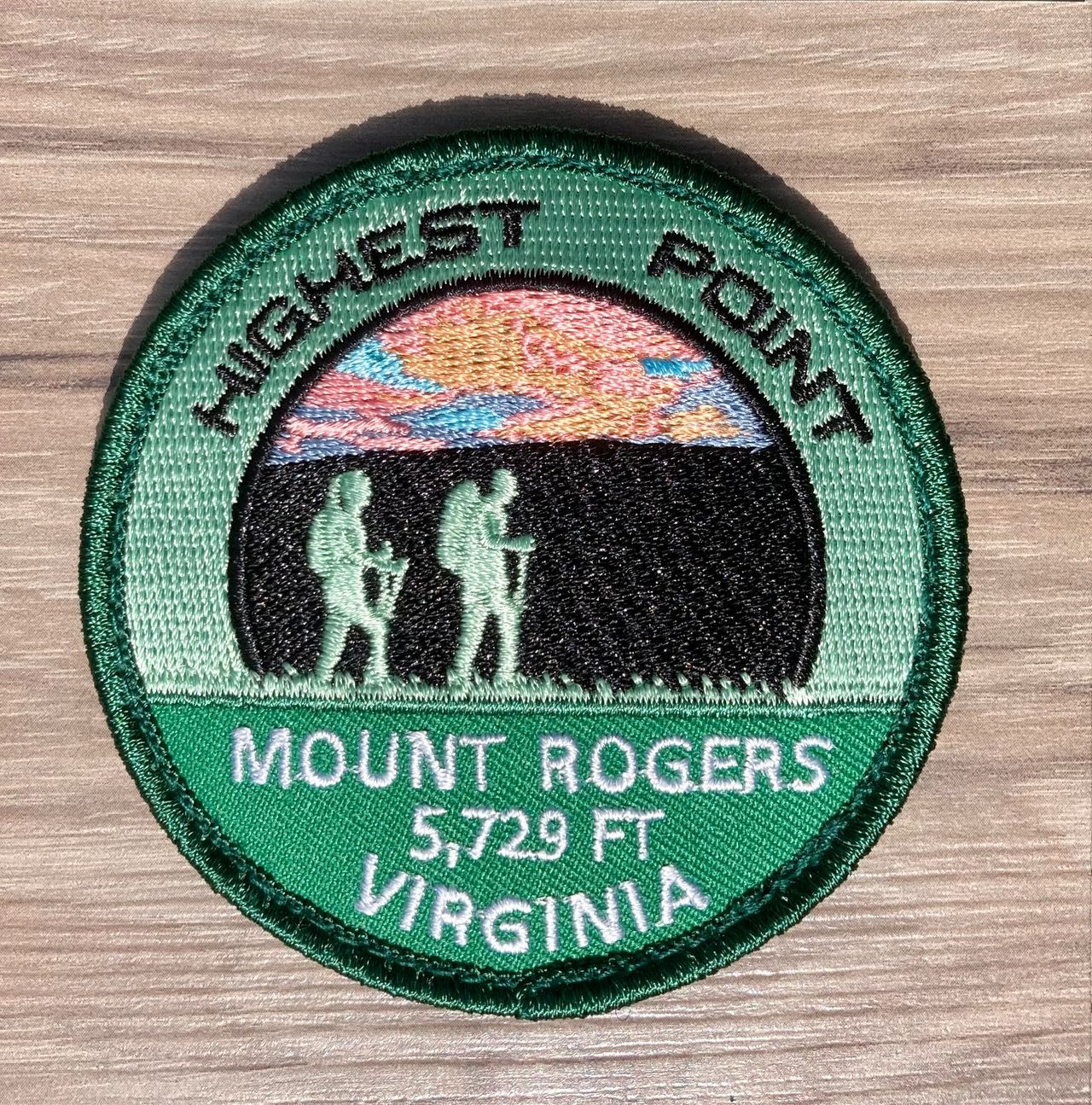 Virginia Highest Point Patch Mount Rogers