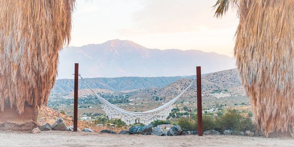 Sunset in the desert