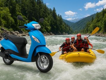 Rafting + Scooty Tour